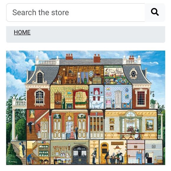 Jigsaw Puzzle Manor House 1000 Pieces - Picture 10 of 10